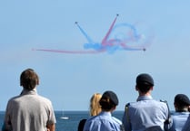 Red Arrows return to island’s skies tonight