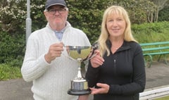Gawne and Kennish win Port St Mary Cup Mixed Doubles trophy