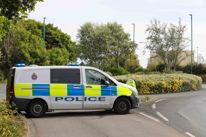 Roads around Ronaldsway Airport closed due to suspicious package. Photo by Callum Staley (CJS Photography)