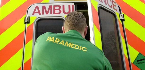 Man grabbed paramedic's crotch after being found in neighbour's garden