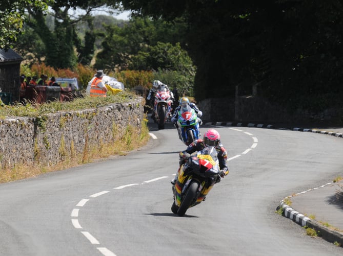 Davey Todd leads Dean Harrison and Michael Dunlop 