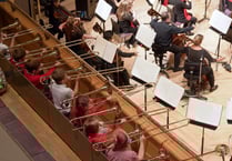 Youngsters play with the Halle