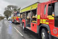 Firefighters deal with acetylene cylinders incident