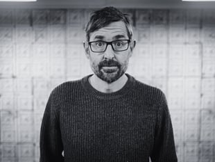 Louis Theroux under the spotlight at Gaiety
