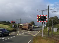 Traffic lights in place on coast road as work begins on tram crossing