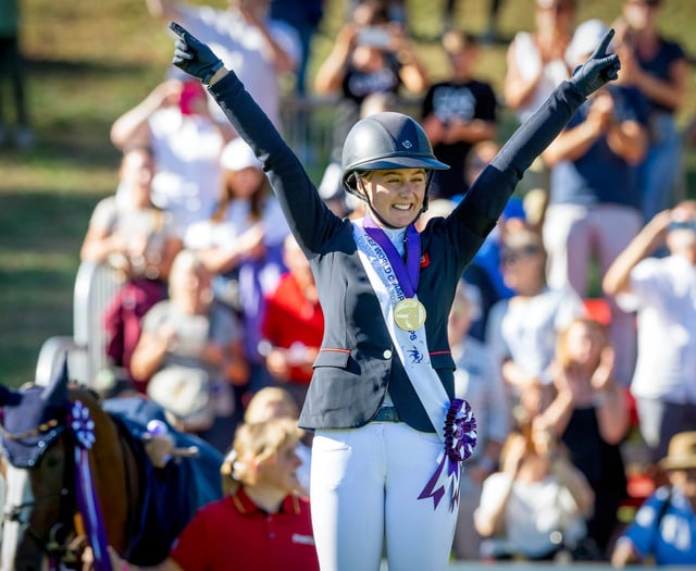 Remarkable world equestrian title for Yasmin Ingham