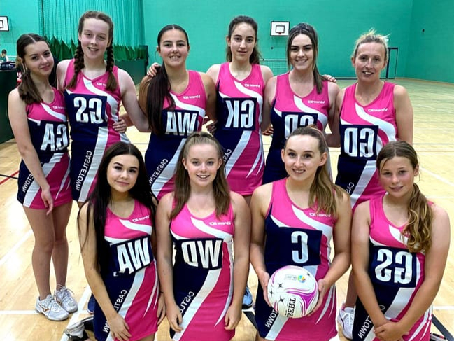 The Castletown Vikings team who won their first match for the season 28-10 against Ramsey Scarlets on Sunday