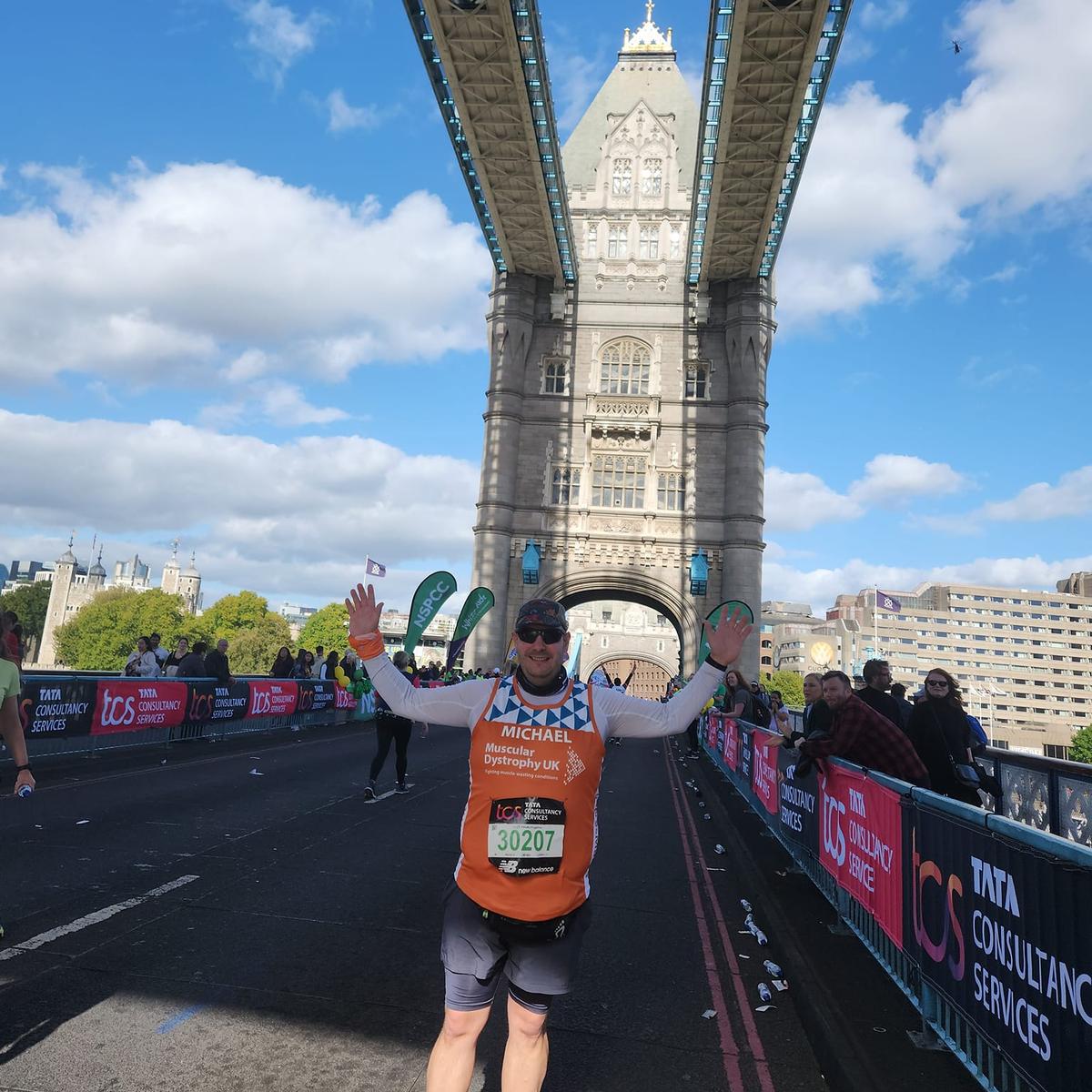 Michael Eaton finihsed the London Marathon despite having Muscular Dystrophy | iomtoday.co.im