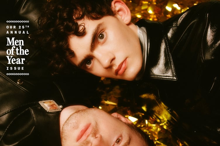 GQ Men of the Year issue with Joe Locke and Kit Connor