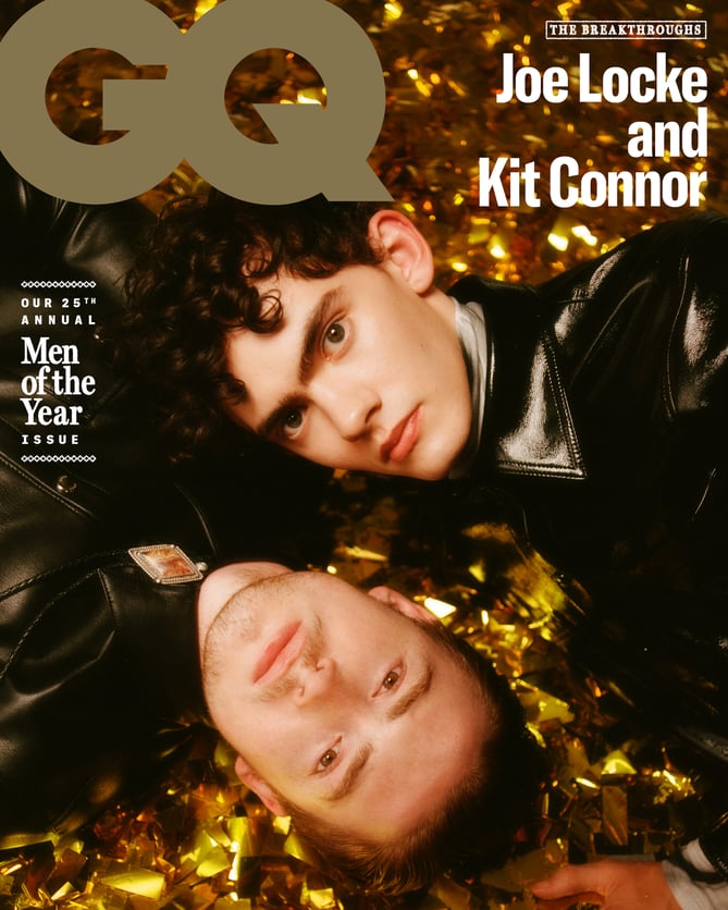 GQ Men of the Year issue with Joe Locke and Kit Connor