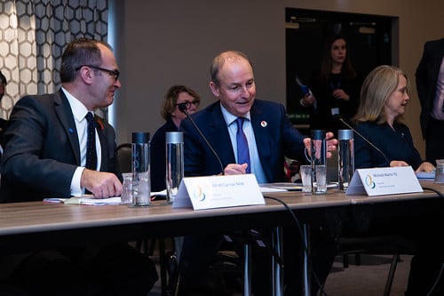 Chief Minister Alfred Cannan at the British-Irish Council Summit