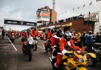 Island's annual Santas on a bike event is back.