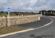 Short 'cycle lane' to be part of the new shared use path in Ballasalla