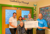 Carl raises money for Central Laa Meanagh
