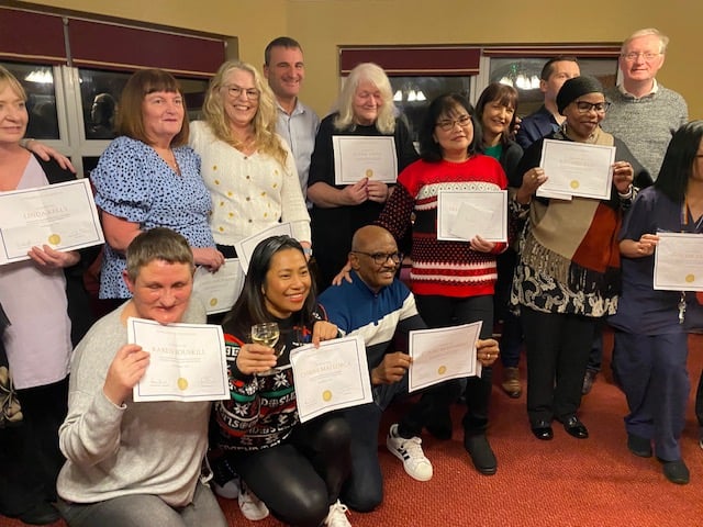 Care home gives awards for long service