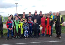 Rally star David Higgins coaches young karters