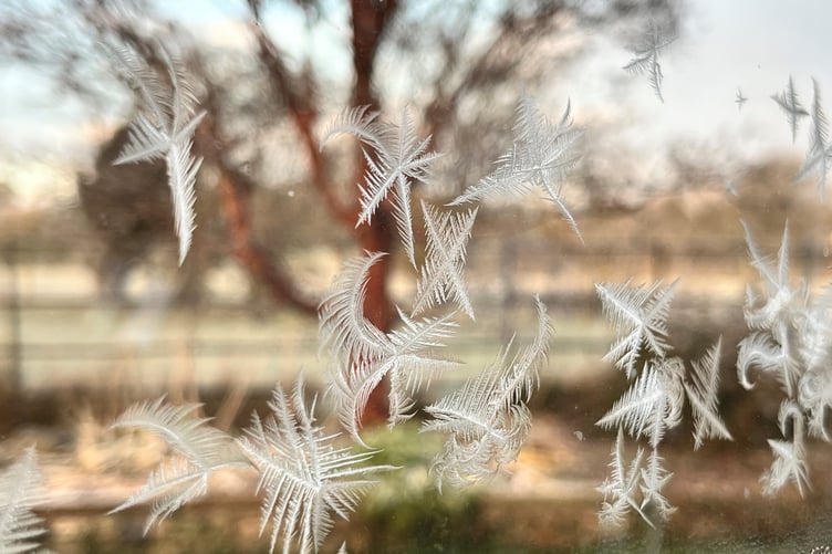 Generic frost ice winter window