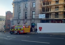 Fire service called to Douglas bank