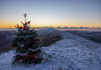 Christmas on the top of North Barrule