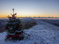 Christmas on the top of North Barrule