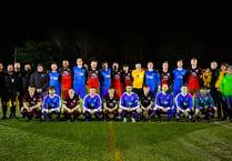 Honours even in football charity match at the Bowl