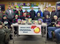 Moore the merrier in Christmas shoot