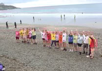 Hundreds brave New Year's Day dips