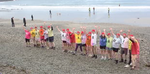 Hundreds brave New Year's Day dips