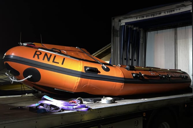 Port St Mary's new D class lifeboat, Frank Martin