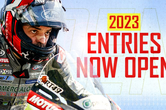 Entries are open for the 2023 Isle of Man TT Races
