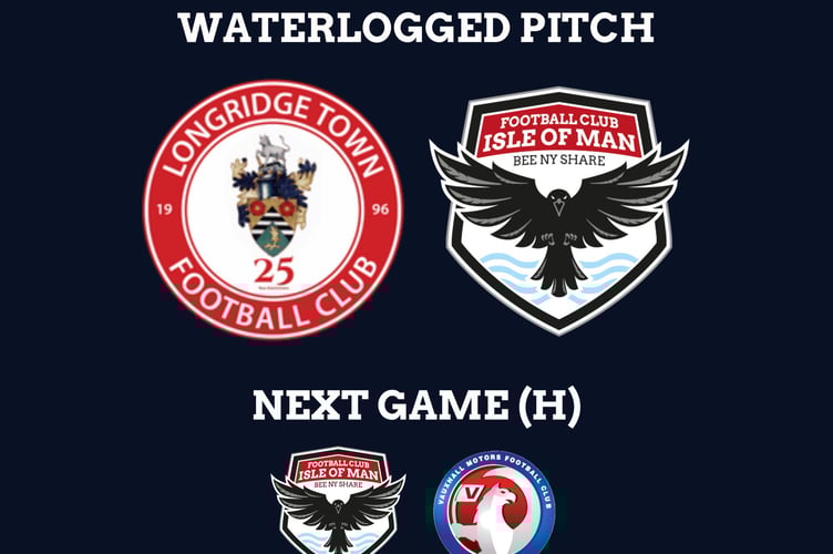 FC Isle of Man's trip to Longridge Town has been called off