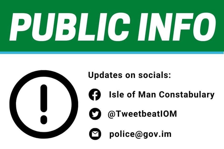 public info notice from isle of man police