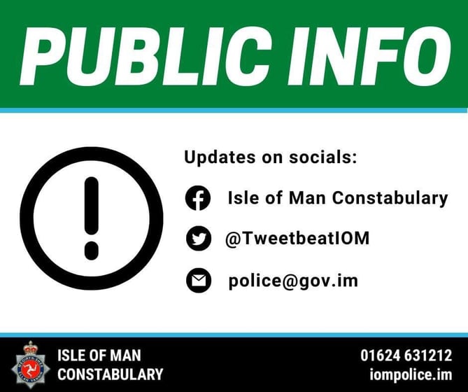 public info notice from isle of man police
