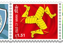 First stamps in Isle of Man with King Charles's cypher