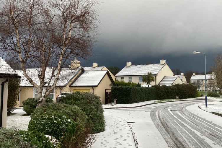 Snow in Kirk Michael