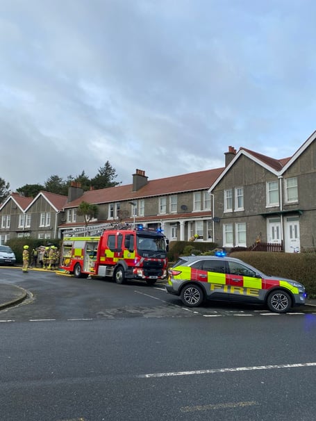 Victoria Crescent, Douglas, fire