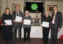 Presentations to four stalwart MGP supporters