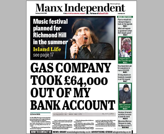 In your Manx Independent: No work yet done to prepare for 100,000 