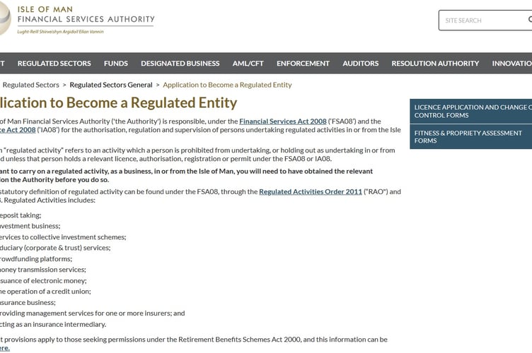 The FSA website