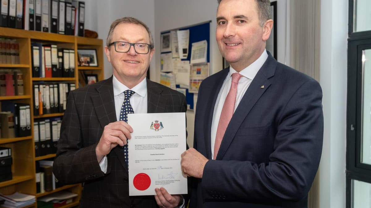 Tim Johnston appointed Minister for Enterprise iomtoday.co.im