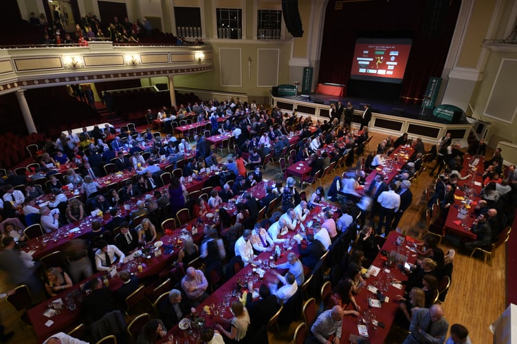 Isle of Man Sports Awards ceremony at the Villa Marina