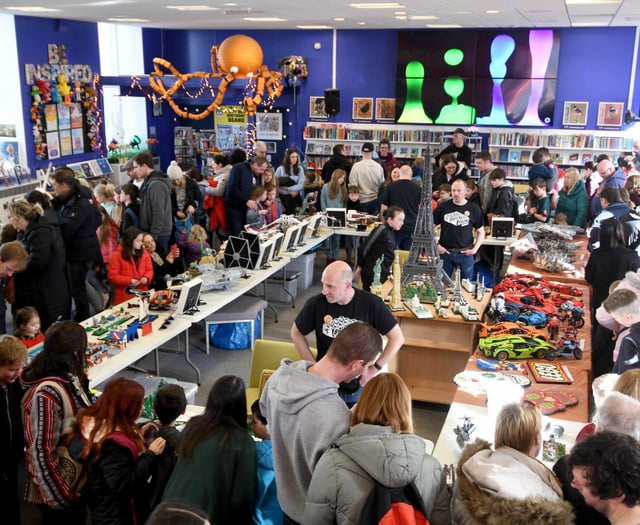 Library’s Lego Brick Show attracts almost 1,500 people