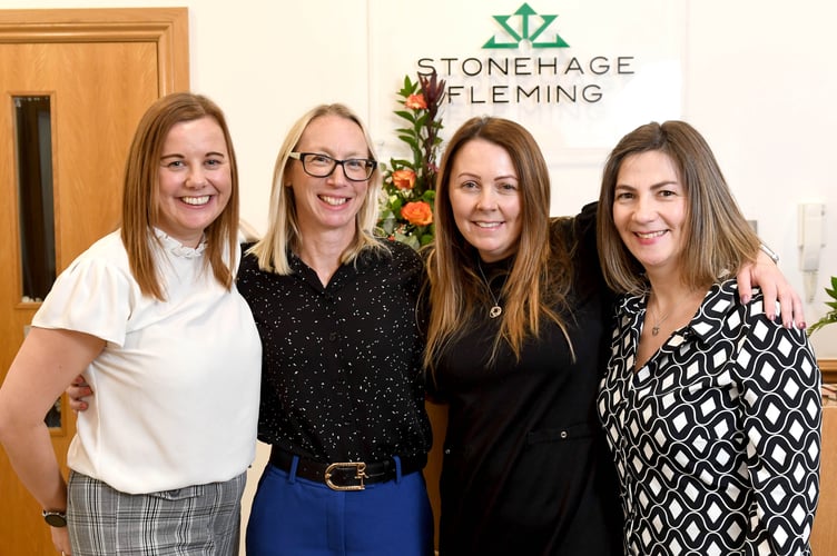 Stonehage Fleming, pictured left to right: Keri Breadner, Claire Mclellan, Emma Cullington and Maxine Lace