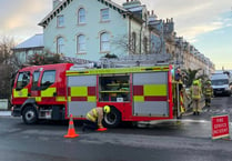 Emergency services called out to tumble dryer fire
