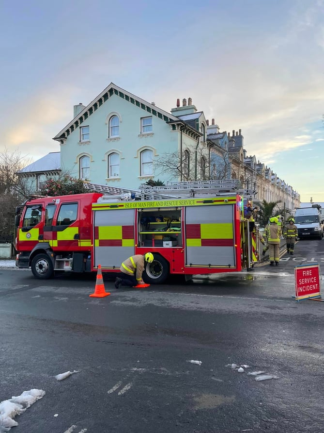 Tumble dryer fire