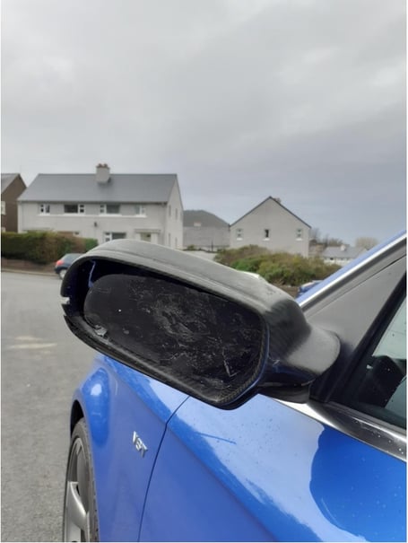 Audi wing mirror