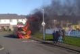 Ice cream van fire dealt with