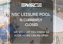 NSC leisure pool temporarily closed