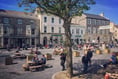 Square closed to traffic from next week