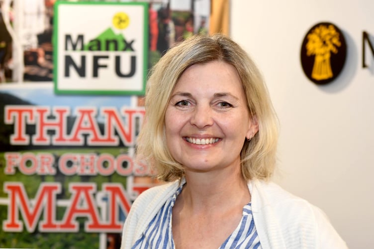 Sarah Comish, general secretary of the Manx National Farmers’ Union (Manx NFU).